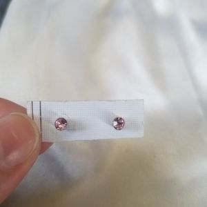 Light pink studs